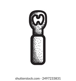 bottle opener sketch icon Vector illustration