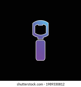 Herramienta de apertura de frascos para icono de vector de gradiente azul de cocina
