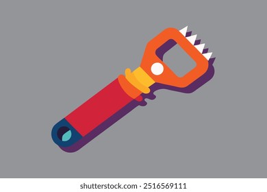 Bottle opener vector art illustration.