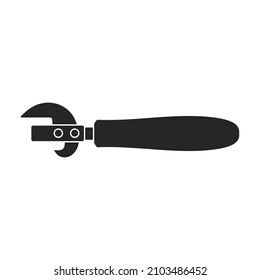 Bottle opener vector black icon. Vector illustration corkscrew on white background. Isolated black illustration icon of bottle opener .