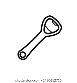 Bottle opener - vector icon	