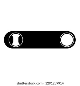 Bottle Opener Vector Icon Illustration Symbol