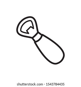 bottle opener vector icon trendy simbol template