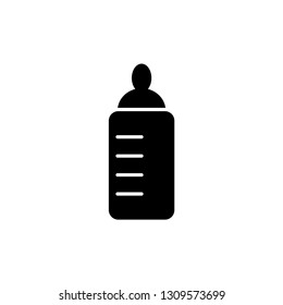 bottle, pacifier baby icon