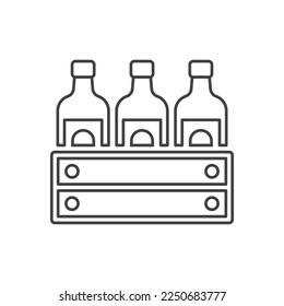 Bottle Package Icon Sign Symbol 