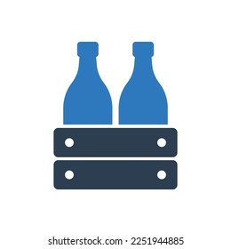 Bottle Package Icon Sign Symbol