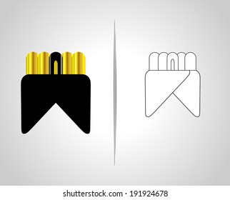 bottle and packaging set of perfume bottles vector format