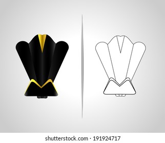 bottle and packaging set of perfume bottles vector format