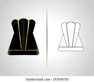 bottle and packaging set of perfume bottles vector format