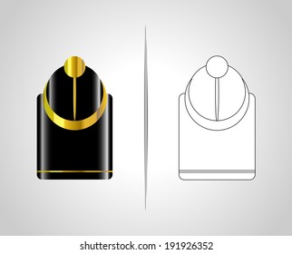 bottle and packaging set of perfume bottles vector format