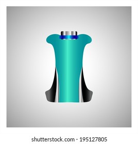 bottle and packaging set of perfume bottles vector format 