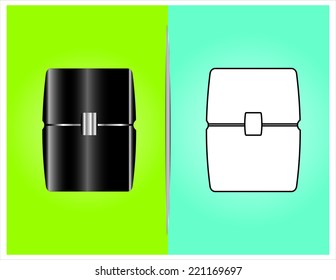 bottle and packaging set of perfume bottles vector format 