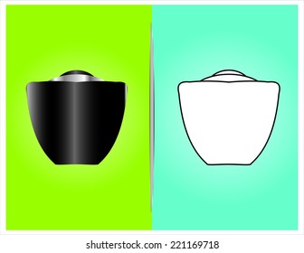 bottle and packaging set of perfume bottles vector format 
