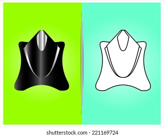 bottle and packaging set of perfume bottles vector format 
