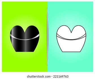 bottle and packaging set of perfume bottles vector format 