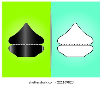 bottle and packaging set of perfume bottles vector format 