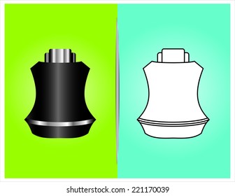 bottle and packaging set of perfume bottles vector format