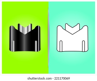 bottle and packaging set of perfume bottles vector format