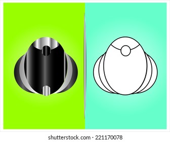 bottle and packaging set of perfume bottles vector format