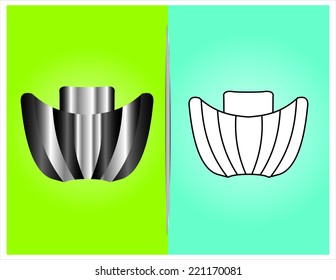 bottle and packaging set of perfume bottles vector format