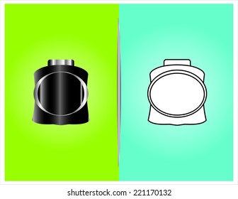 bottle and packaging set of perfume bottles vector format