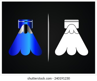 bottle and packaging set of perfume bottles vector format