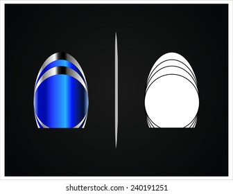 bottle and packaging set of perfume bottles vector format