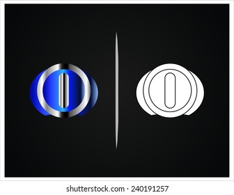 bottle and packaging set of perfume bottles vector format
