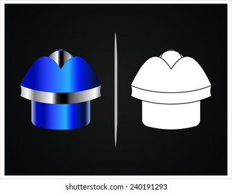 bottle and packaging set of perfume bottles vector format