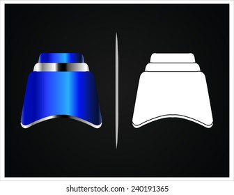 bottle and packaging set of perfume bottles vector format