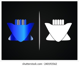 bottle and packaging set of perfume bottles vector format 
