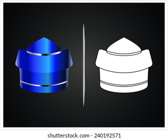 bottle and packaging set of perfume bottles vector format 