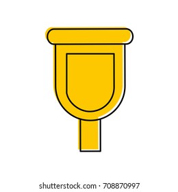 bottle of paint for car repair object icon