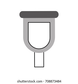 bottle of paint for car repair object icon
