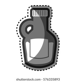 Bottle of peanut oil