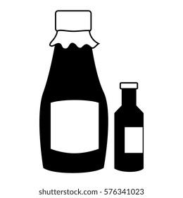Bottle of peanut oil