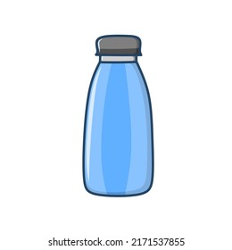 Bottle perfect for vector graphics, children's book illustrations, stickers, screen printing, logos, and other branding needs