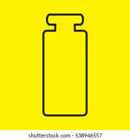 bottle, perfume, icon, vector illustration EPS 10