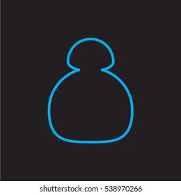 bottle, perfume, icon, vector illustration EPS 10