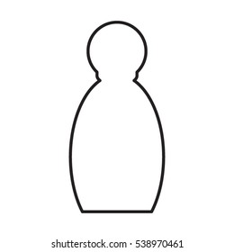 bottle, perfume, icon, vector illustration EPS 10