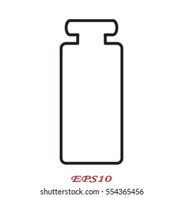 bottle, perfume, icon, vector illustration eps10