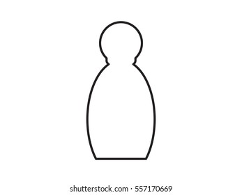 bottle, perfume, icon, vector illustration eps10
