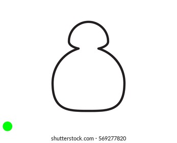 bottle, perfume, icon, vector illustration eps10
