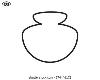 bottle, perfume, icon, vector illustration eps10