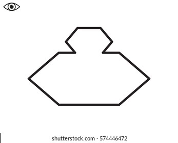 bottle, perfume, icon, vector illustration eps10