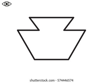 bottle, perfume, icon, vector illustration eps10