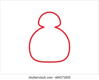 bottle, perfume, icon, vector illustration eps10