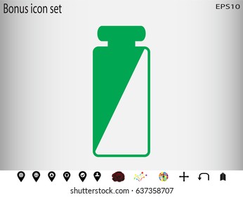 bottle, perfume, icon, vector illustration eps10
