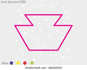 bottle, perfume, icon, vector illustration eps10