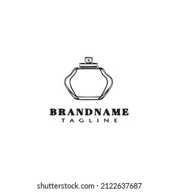 Flasche Parfüm Logo Symbol Design Vorlage moderne Vektorgrafik